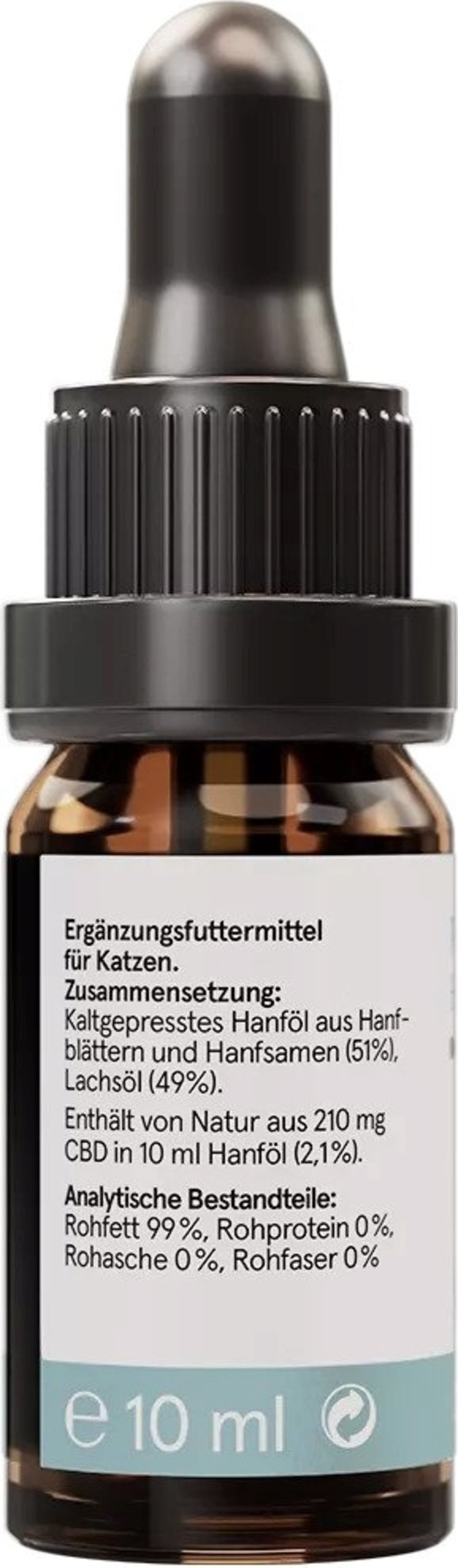 CBD Hanföl für Katzen - 10 ml