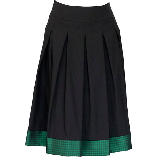 Trachtenmode Hiebaum Rosegger Women's Pleated Skirt, Black