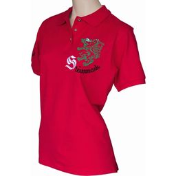 Trachtenmode Hiebaum Ladies Traditional Polo, Red