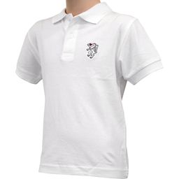 Trachtenmode Hiebaum Children's Trachten Polo Shirt, White