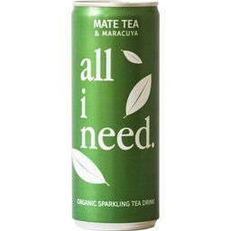 all i need Organic Mate Tea & Passion Fruit - 250 ml