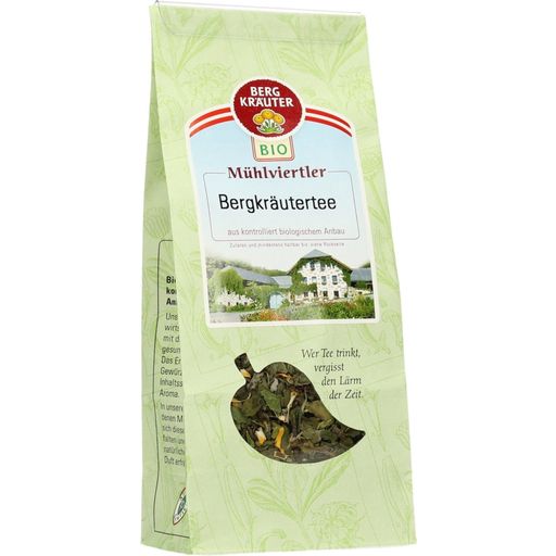 Österreichische Bergkräuter Mühlviertler čaj z gorskimi zelišči - Zrahljano, 45 g