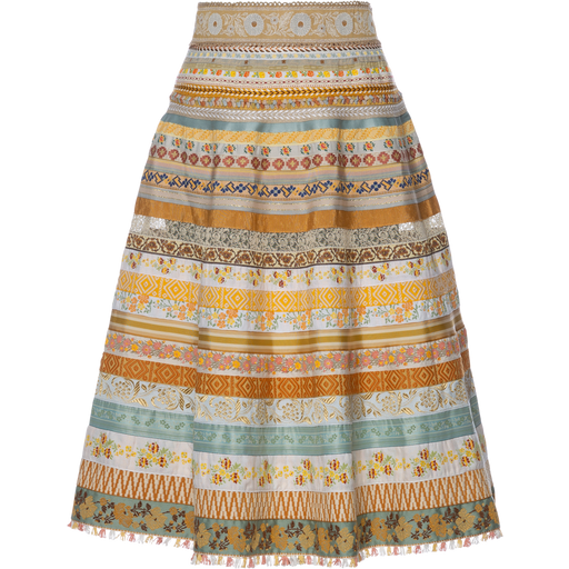 Lena Hoschek Classic Ribbon Skirt buttercup