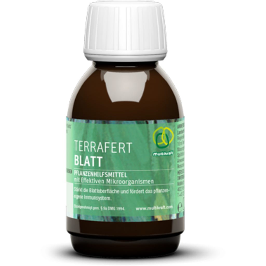 Terrafert Foglia 1 Litro, Irrobustente Per Piante, Spray Fogliare Con Microrganismi, Per Frutta, Verdura E Giardino