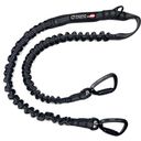 mamo pet sports twin leash connector 2x60 cm - fekete