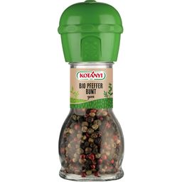 Organic Multicoloured Peppercorns  - With Grinder