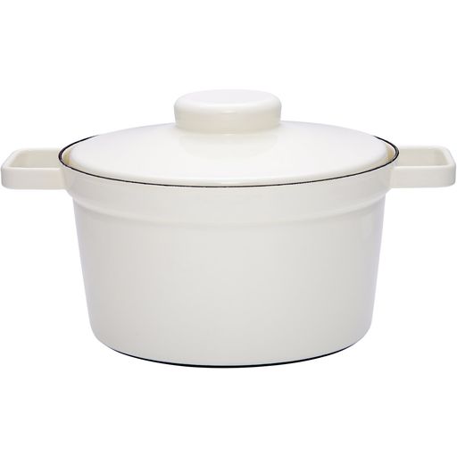 RIESS Casserole Dish with Lid (24cm) - White