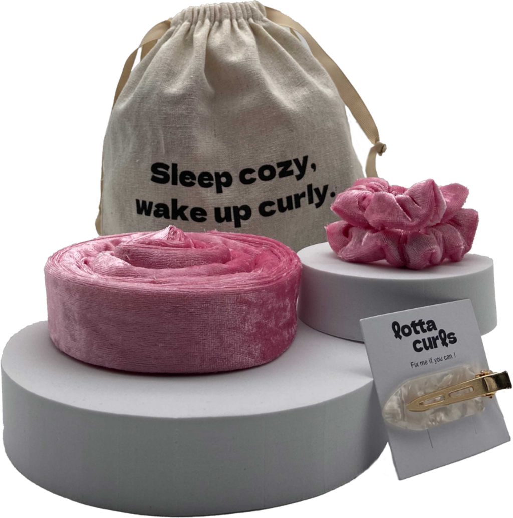 lotta curls Cheeky Blush Curl Band Set