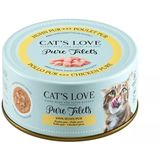 Cat's Love Pure Filets mokra karma "kurczak"