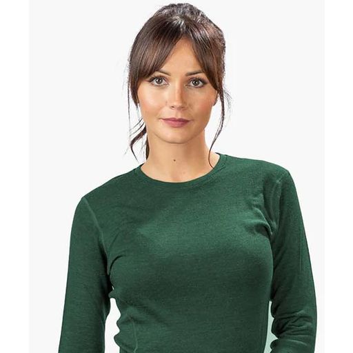 T-shirt à Manches Longues Mérinos pour Femmes, Vert