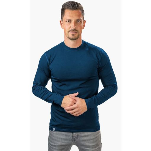 Alpin Loacker Herren Merino Shirt blau