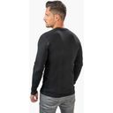Alpin Loacker Men's Merino Wool Shirt, Black