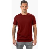 Alpin Loacker Men's Merino Wool T-Shirt, Red