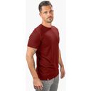 Alpin Loacker T-Shirt da Uomo in Lana Merino - Rosso