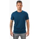 Alpin Loacker Men's Merino Wool T-Shirt, Blue