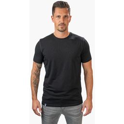 Alpin Loacker T-Shirt da Uomo in Lana Merino - Nero