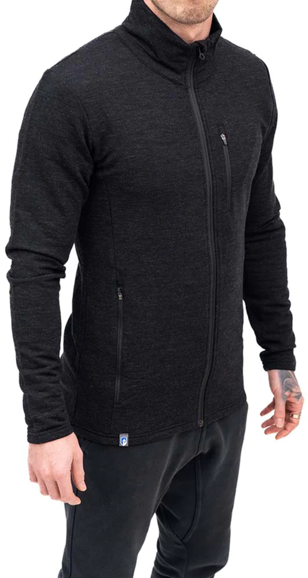Alpin Loacker Herren Merino Jacke grau