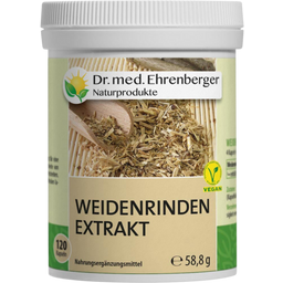 Dr. Ehrenberger Willow Bark Extract Capsules - 120 Capsules