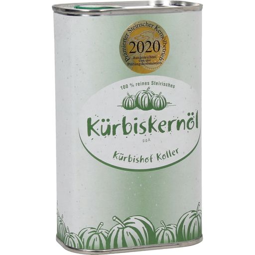 Kürbishof Koller Styrian Pumpkin Seed Oil PGI, Can - 0,50 L