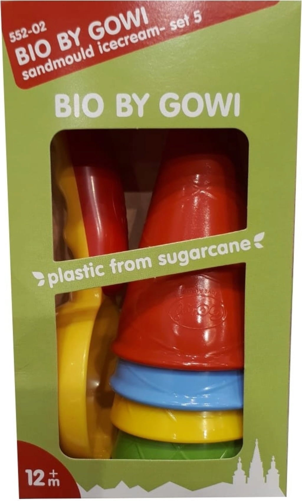 BIO by GOWI - zestaw foremek do lodów z piasku