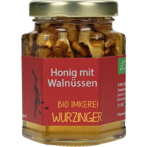 Bio Honig mit Walnüssen - 140 g