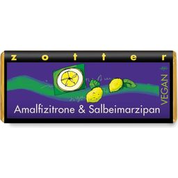 Zotter Schokoladen Bio Amalfi citrom és Zsálya marcipán - 70 g