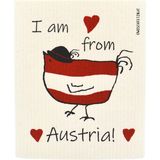 OWOSCHFETZN "I am from Austria" szivacskendő