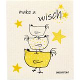 OWOSCHFETZN "Berta Hen - Make a wish" Sponge Cloth 
