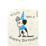 Panno in Spugna - Lucky Dog, Happy Birthday!