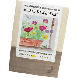 Insect-friendly Flower Seed Mix "Wildes Balkonkist'l"