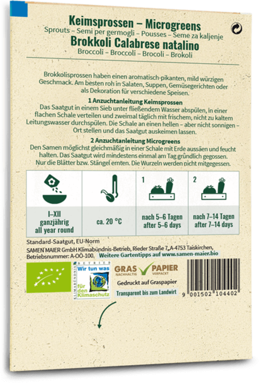 Bio Csíra/Microgreens - 