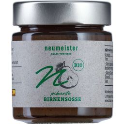 Obsthof Neumeister Sauce Épicée aux Poires Bio - 160 g