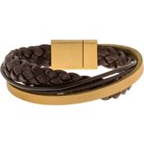 COWstyle Armband San Francisco - Bruin Goud