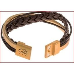 COWstyle Armband San Francisco - Bruin Goud