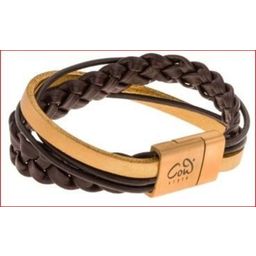 COWstyle Armband San Francisco - Bruin Goud