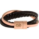 COWstyle Armband San Francisco - Bruin-Wit-Rosé