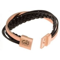 COWstyle Armband San Francisco - Bruin-Wit-Rosé