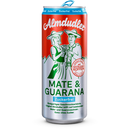 Almdudler Mate & Guarana sugar-free, 0.33L Can - 0,33L