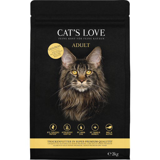 Cat's Love Crocchette per Gatti al Pollame - 2 kg