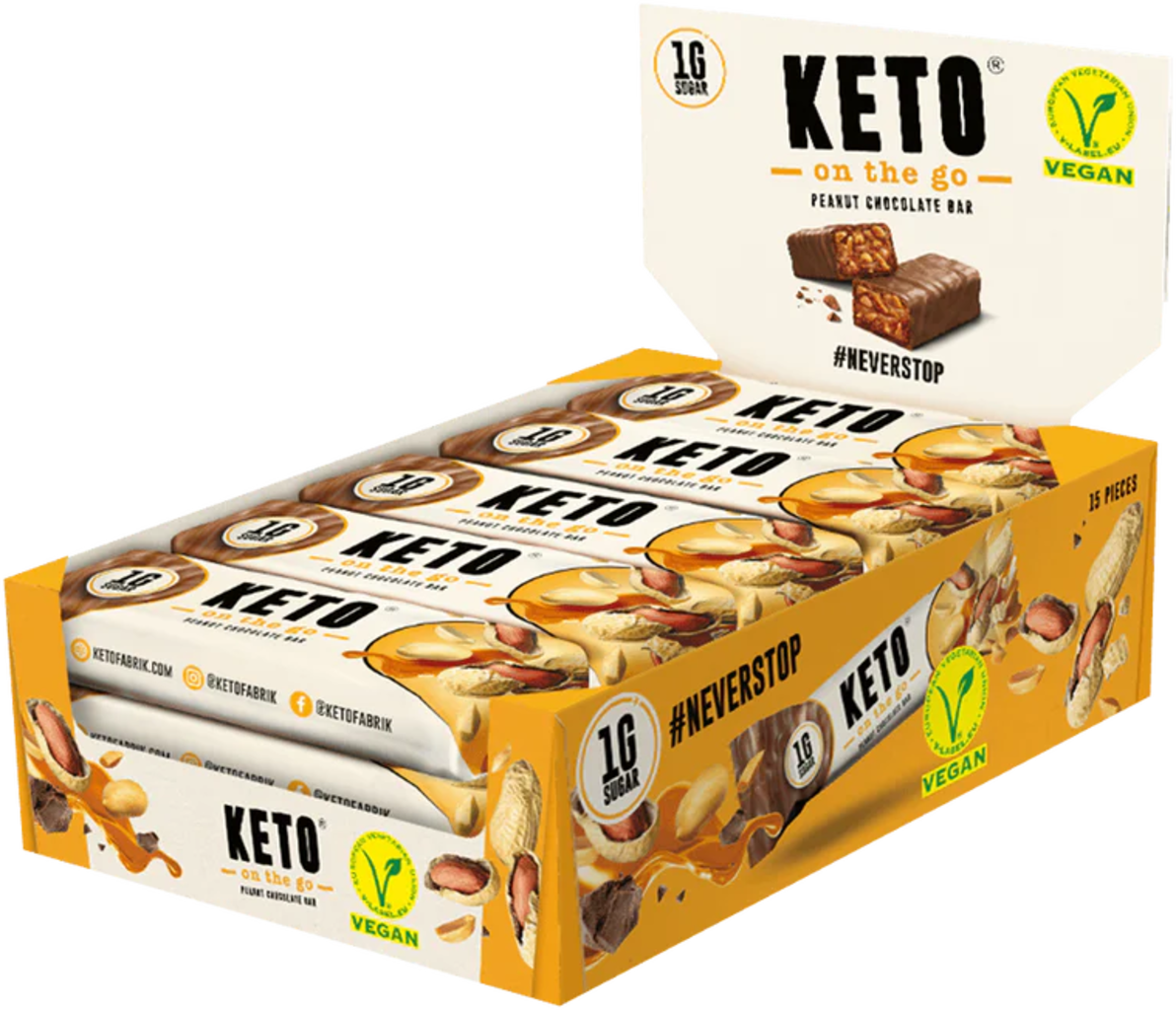 Ketofabrik Mogyoró csokoládé szelet - 15 db
