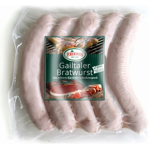 Gailtaler bratwurst s pravo koroško slanino - 