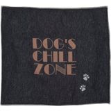 SILVRETTA Lined Dog Mat "Dog's Chill Zone", Small