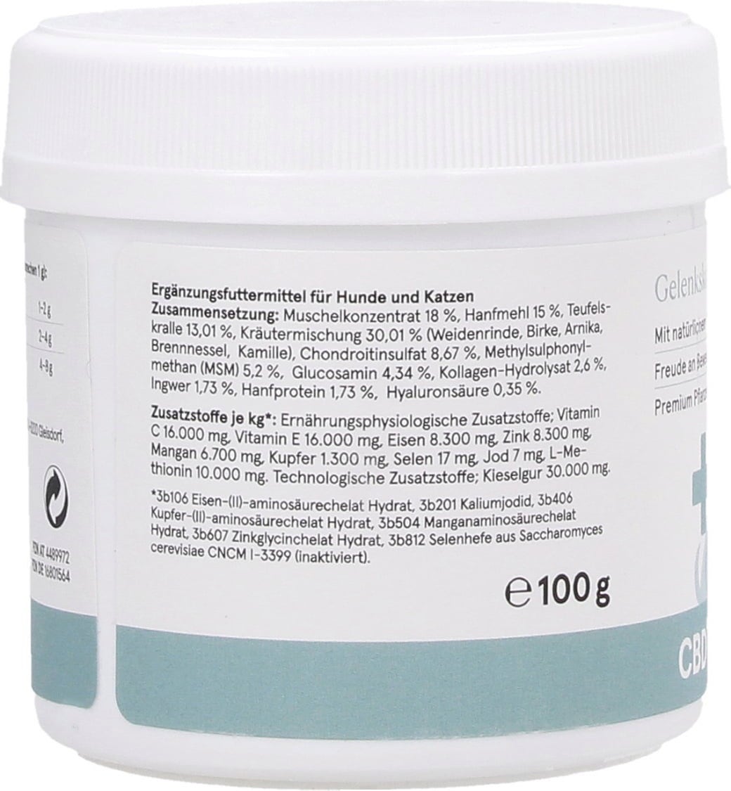 CBD VET - Complexe Actif pour les Articulations - 100 g