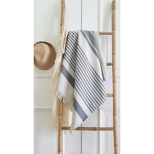 Framsohn Hammam Towel - Stripes - Anthracite