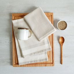 Framsohn Tea Towel - Herringbone - Beige