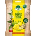 Organiczne cukierki ziołowe imbir-cytryna, 65 g
