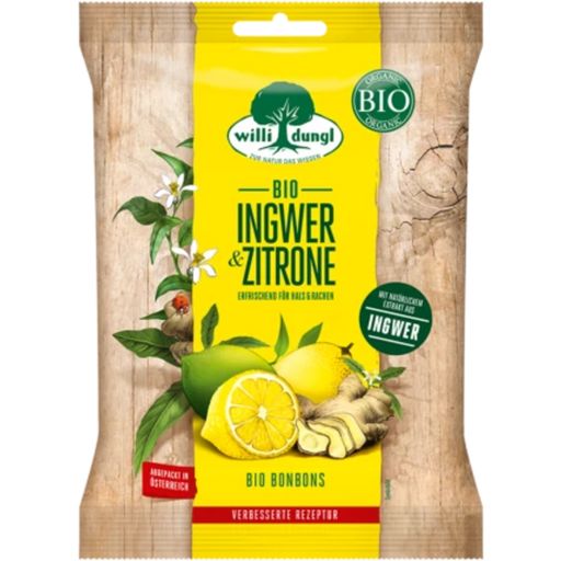 Willi Dungl Organic Ginger-Lemon Herbal Lozenges - 65 g