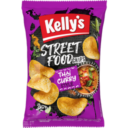 Kelly´s Street Food Chips Thai Curry Style