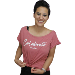 Younited Cultures T-Shirt “Celebrate Migration“ - Pink