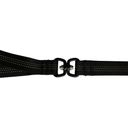 mamo bungee twin leash® 200 cm fekete póráz